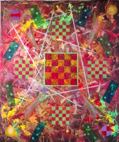The core holds III  100 x 120 cm