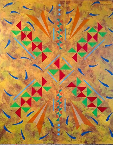 The core holds IV 100 x 120 cm