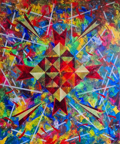 The core holds  VII 100 x 120 cm